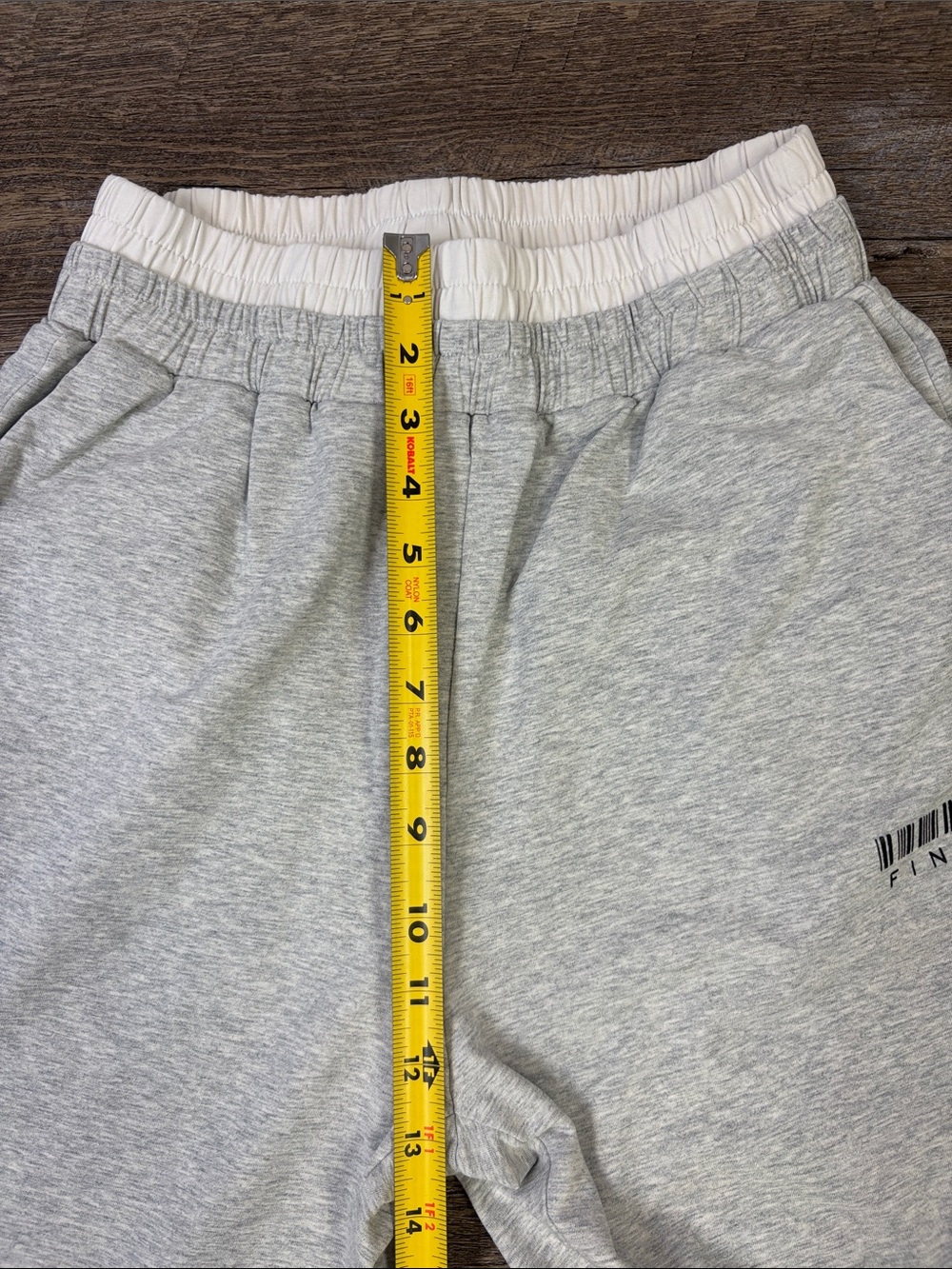 Finesse Grey Heather Slouchy Jogger Sweatpants Size Medium - Picture 9 of 11
